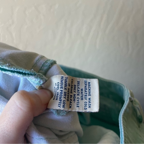 CAbi Jeans Skinny Style 322 Mint Green Size 2 - Picture 4 of 7